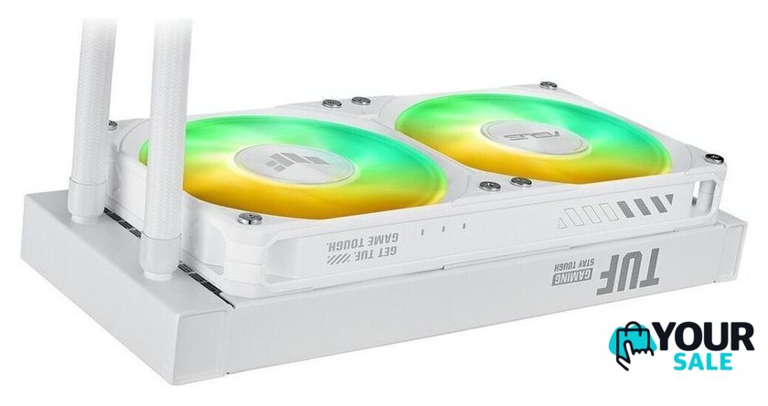 Система жидкостного охлаждения для процессора ASUS TUF Gaming LC III 240 ARGB White Edition - Изображение №4 — Интернет-магазин Your Sale