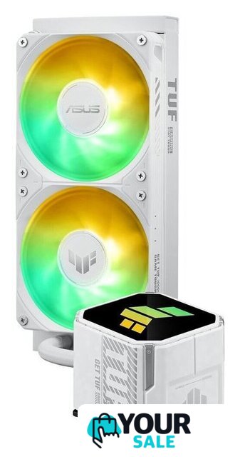 Система жидкостного охлаждения для процессора ASUS TUF Gaming LC III 240 ARGB White Edition - Изображение №3 — Интернет-магазин Your Sale
