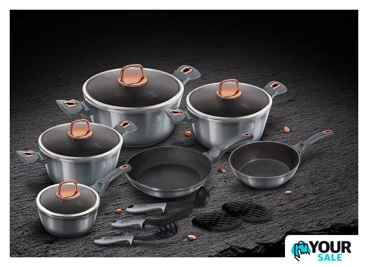 Набор кастрюль Berlinger Haus Moonlight Edition BH-6022 - Изображение №2 — Интернет-магазин Your Sale
