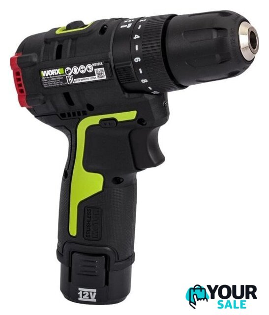 Ударная дрель-шуруповерт Worx Professional WU131X (с 2-мя АКБ, сумка) - Изображение №3 — Интернет-магазин Your Sale