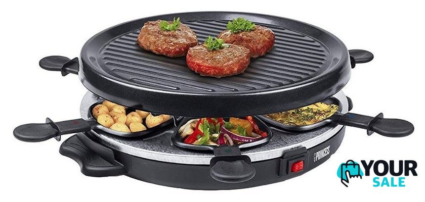 Раклетница Princess 162725 Raclette 6 Grill Party - Изображение №1 — Интернет-магазин Your Sale