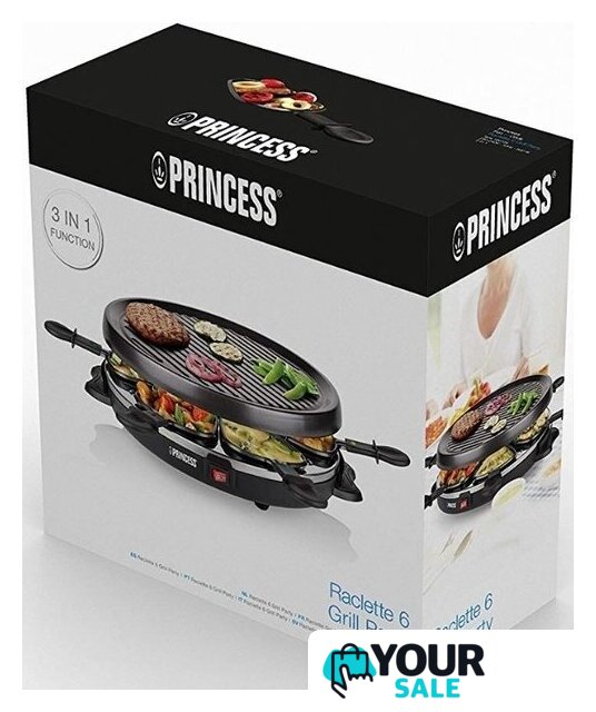 Раклетница Princess 162725 Raclette 6 Grill Party - Изображение №5 — Интернет-магазин Your Sale