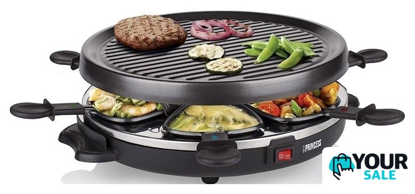Раклетница Princess 162725 Raclette 6 Grill Party - Изображение №4 — Интернет-магазин Your Sale