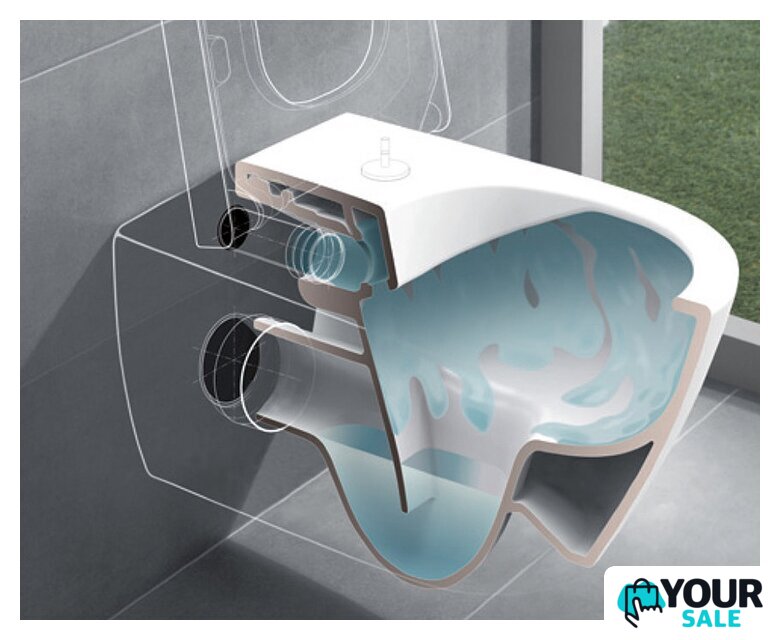 Унитаз подвесной Villeroy & Boch Subway 2.0 [5614R001] (без сиденья) - Изображение №4 — Интернет-магазин Your Sale