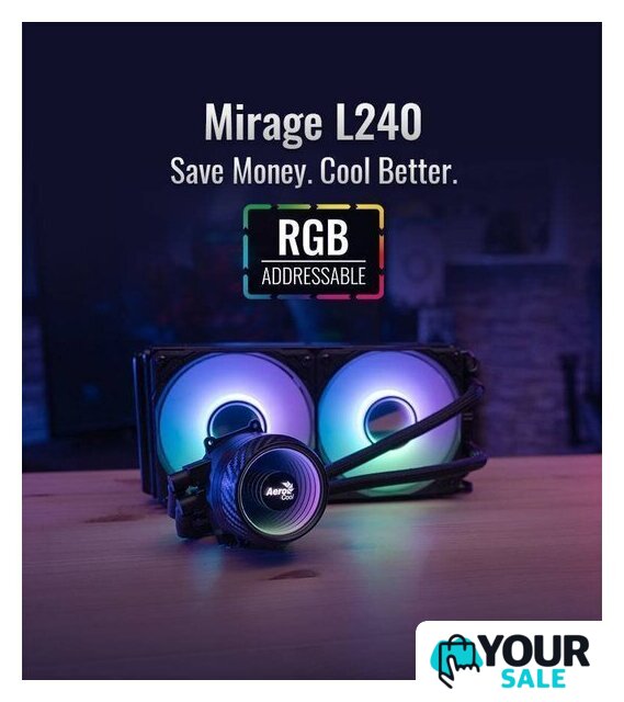 Система жидкостного охлаждения для процессора AeroCool Mirage L240 (черный) - Изображение №16 — Интернет-магазин Your Sale