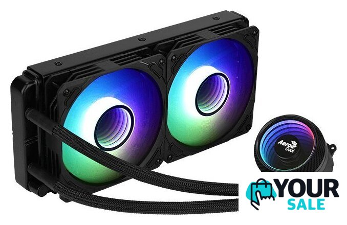 Система жидкостного охлаждения для процессора AeroCool Mirage L240 (черный) - Изображение №2 — Интернет-магазин Your Sale