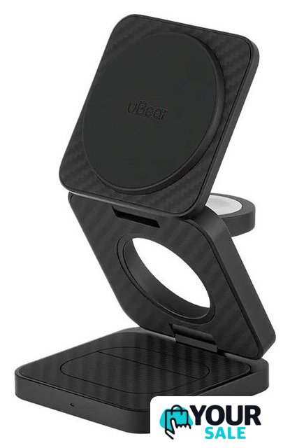 Беспроводное зарядное uBear Balance 3-in-1 Kevlar WL17BL31-AW - Изображение №1 — Интернет-магазин Your Sale