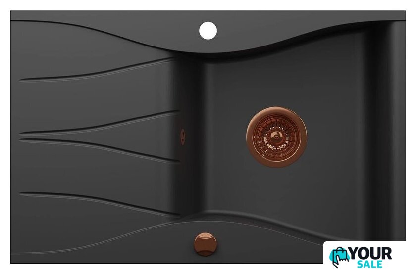 Кухонная мойка Kernau KGS O 6078 1B1D Deep Black - Изображение №4 — Интернет-магазин Your Sale