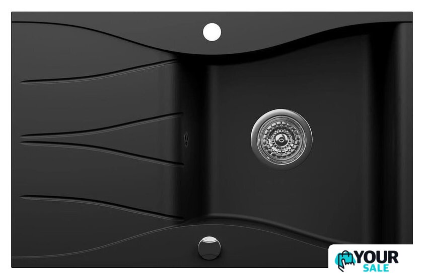 Кухонная мойка Kernau KGS O 6078 1B1D Deep Black - Изображение №1 — Интернет-магазин Your Sale