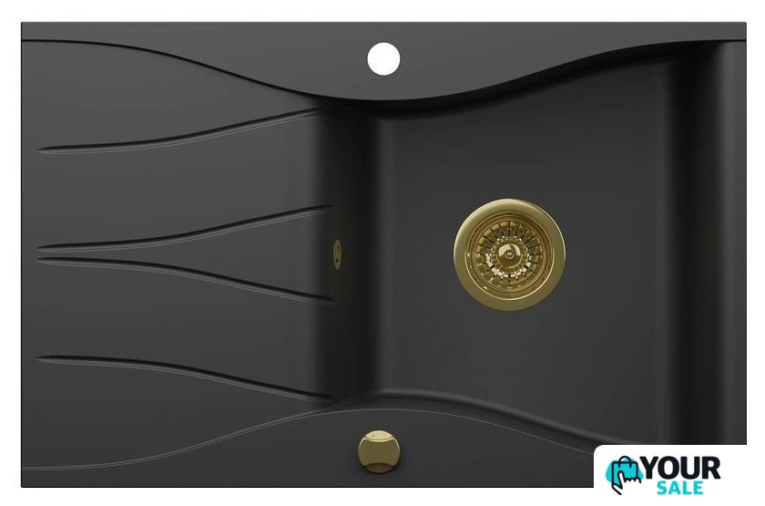 Кухонная мойка Kernau KGS O 6078 1B1D Deep Black - Изображение №2 — Интернет-магазин Your Sale