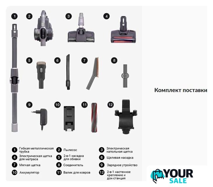 Пылесос Jimmy H10 Flex - Изображение №20 — Интернет-магазин Your Sale