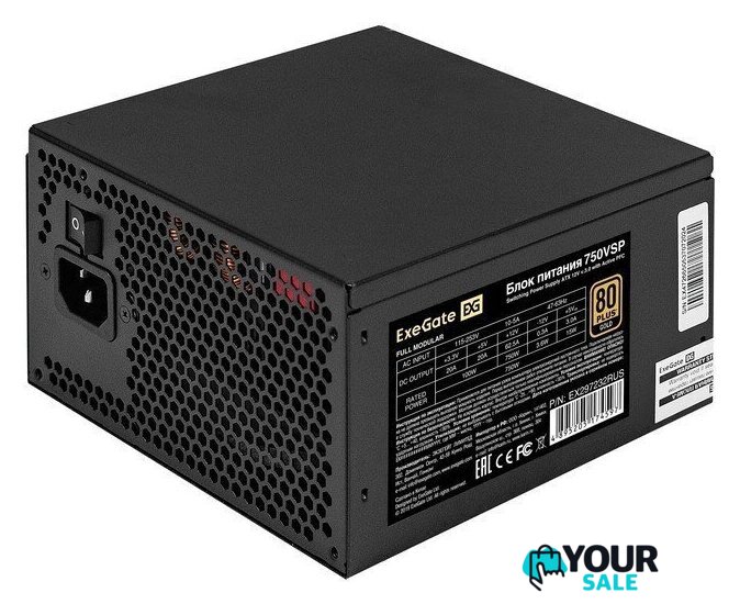 Блок питания ExeGate 750VSP FС EX297232RUS - Изображение №1 — Интернет-магазин Your Sale