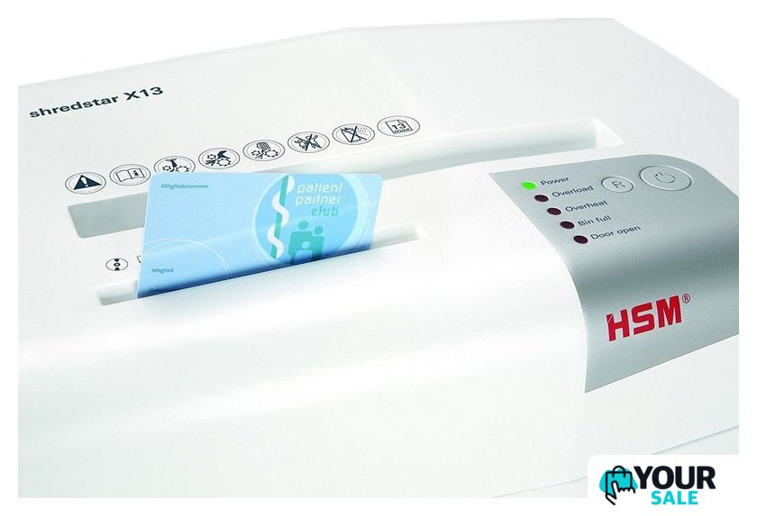 Шредер HSM Shredstar X13 (4.0x37) (белый) - Изображение №5 — Интернет-магазин Your Sale