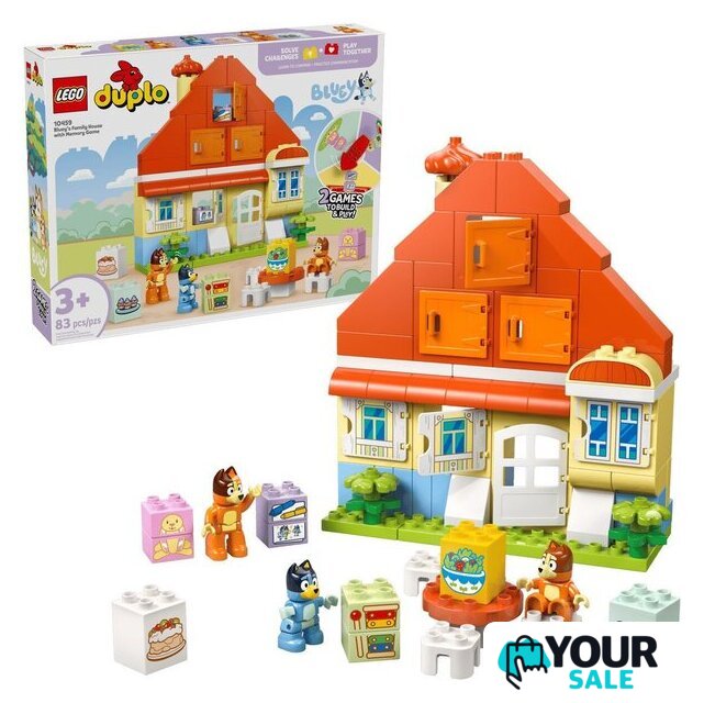 Конструктор LEGO DUPLO 10459 Bluey Семейный дом Блуи с игрой на память - Изображение №1 — Интернет-магазин Your Sale