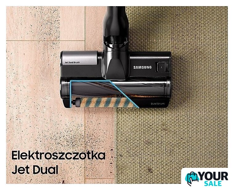 Пылесос Samsung Jet 95 Complete Extra VS20C9554TK/GE - Изображение №5 — Интернет-магазин Your Sale