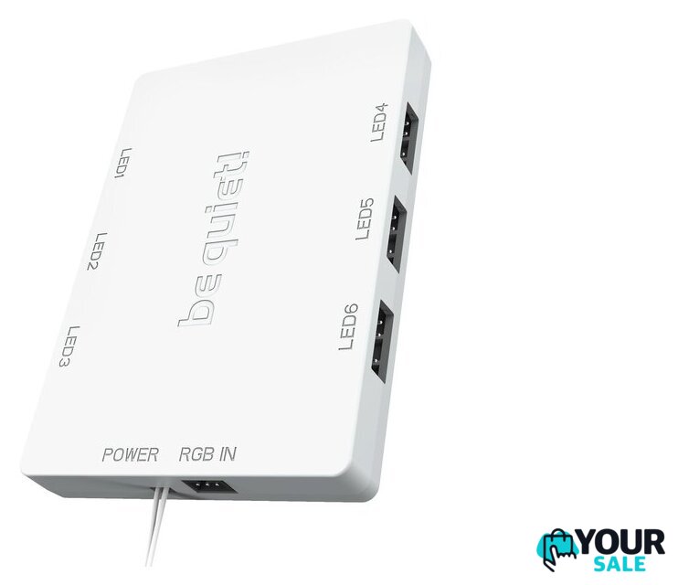 Комплект вентиляторов для корпуса с контроллером be quiet! Light Wings White 140mm PWM Triple-Pack BL102 - Изображение №5 — Интернет-магазин Your Sale