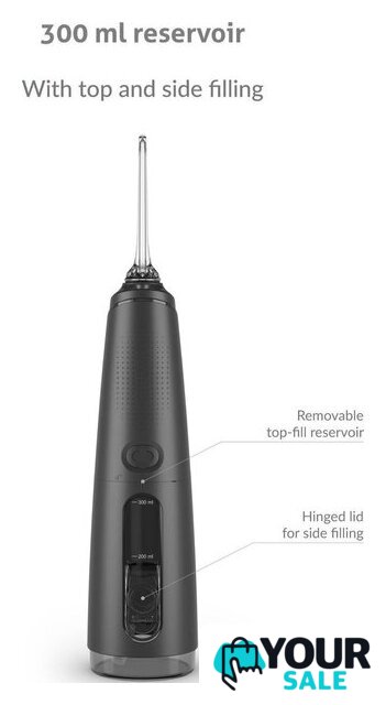 Ирригатор  TrueLife AquaFloss Compact C300 (черный) TLF778444 - Изображение №7 — Интернет-магазин Your Sale