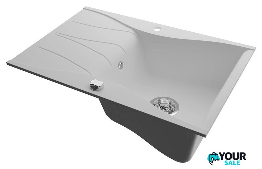 Кухонная мойка Kernau KGS O 6078 1B1D Pure White - Изображение №2 — Интернет-магазин Your Sale