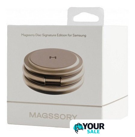 Беспроводное зарядное Magssory Disc Signature Edition 3 в 1 для Samsung WCH053 (титановый) - Изображение №7 — Интернет-магазин Your Sale