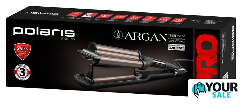 Плойка-волна Polaris PHS 5095TAi wave Argan Therapy PRO - Изображение №9 — Интернет-магазин Your Sale