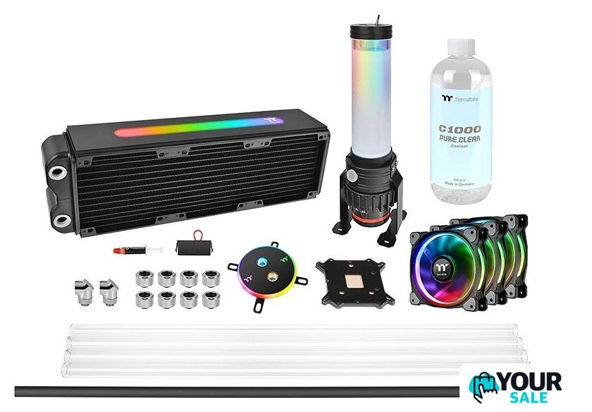 Кулер для процессора Thermaltake Pacific M360 Plus D5 Water Cooling Kit CL-W218-CU00SW-A - Изображение №1 — Интернет-магазин Your Sale
