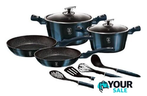 Набор кастрюль Berlinger Haus Aquamarine Metallic Line BH-6143 - Изображение №1 — Интернет-магазин Your Sale