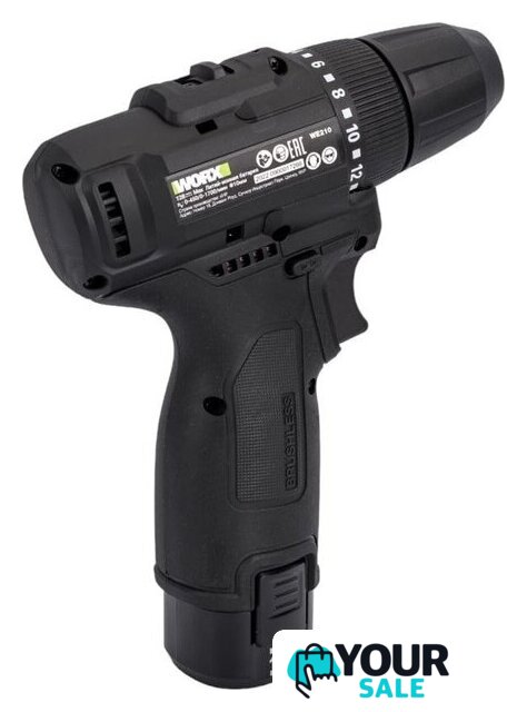 Дрель-шуруповерт Worx Professional WE210.2 (с 2-мя АКБ) - Изображение №3 — Интернет-магазин Your Sale