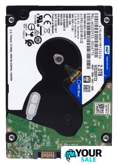 Жесткий диск WD Blue Mobile 2TB WD20SPZX - Изображение №2 — Интернет-магазин Your Sale