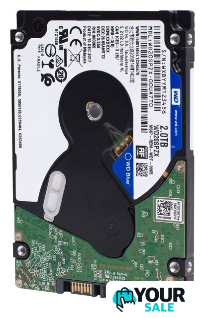 Жесткий диск WD Blue Mobile 2TB WD20SPZX - Изображение №3 — Интернет-магазин Your Sale