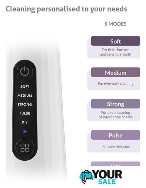 Ирригатор  TrueLife AquaFloss Compact C200 (белый) - Изображение №2 — Интернет-магазин Your Sale