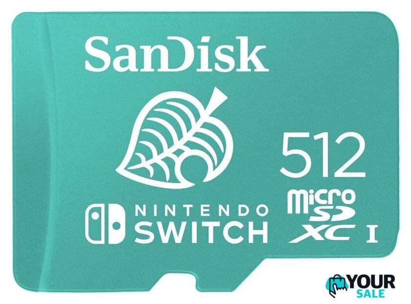 Карта памяти SanDisk Nintendo Switch Licensed Card Animal Crossing Edition microSDXC 512GB SDSQXAO-512G-GNCZN - Изображение №1 — Интернет-магазин Your Sale