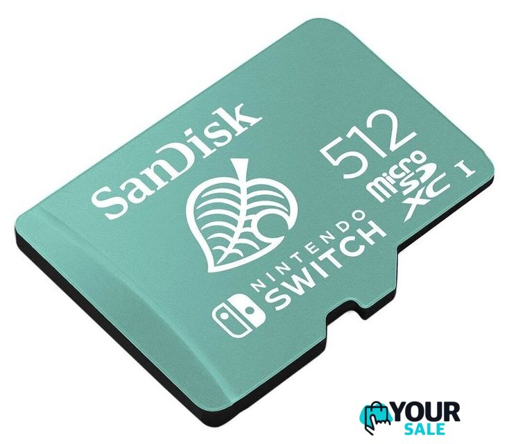 Карта памяти SanDisk Nintendo Switch Licensed Card Animal Crossing Edition microSDXC 512GB SDSQXAO-512G-GNCZN - Изображение №2 — Интернет-магазин Your Sale