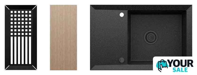 Кухонная мойка Kernau KGS Y 6078 1B1D Black Metallic - Изображение №1 — Интернет-магазин Your Sale