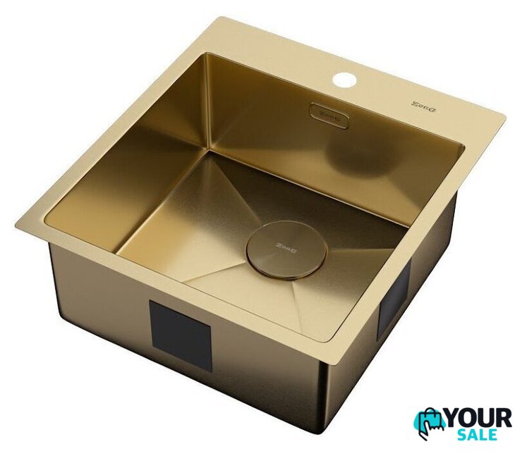 Кухонная мойка ZorG Zerox 46 IF PVD Gold - Изображение №2 — Интернет-магазин Your Sale