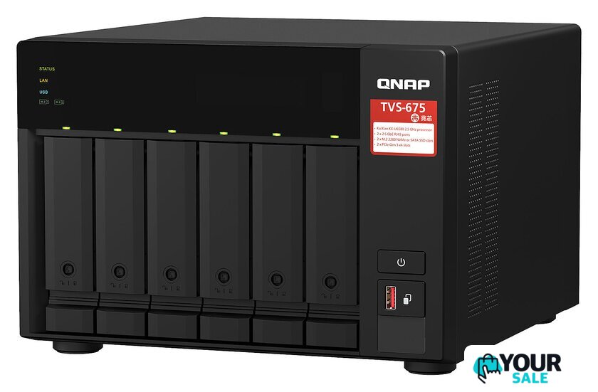 Сетевой накопитель QNAP TVS-675-8G - Изображение №1 — Интернет-магазин Your Sale