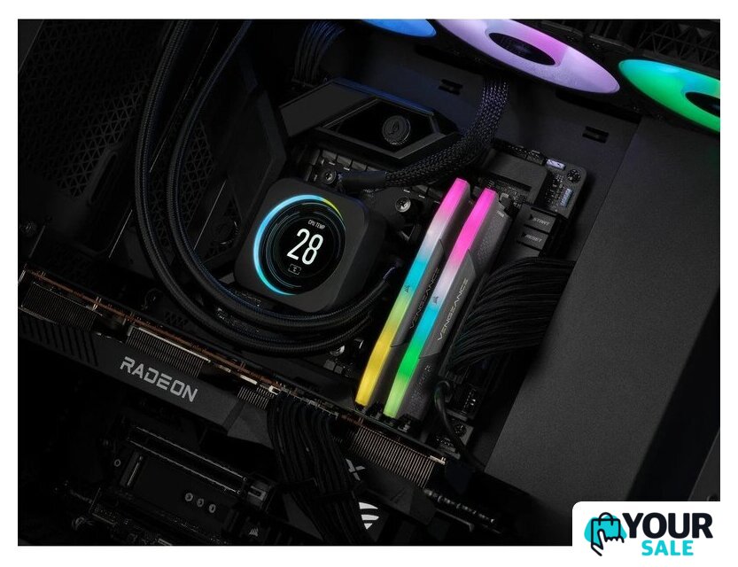 Оперативная память Corsair Vengeance RGB 2x16ГБ DDR5 6400 МГц CMH32GX5M2B6400Z36 - Изображение №8 — Интернет-магазин Your Sale