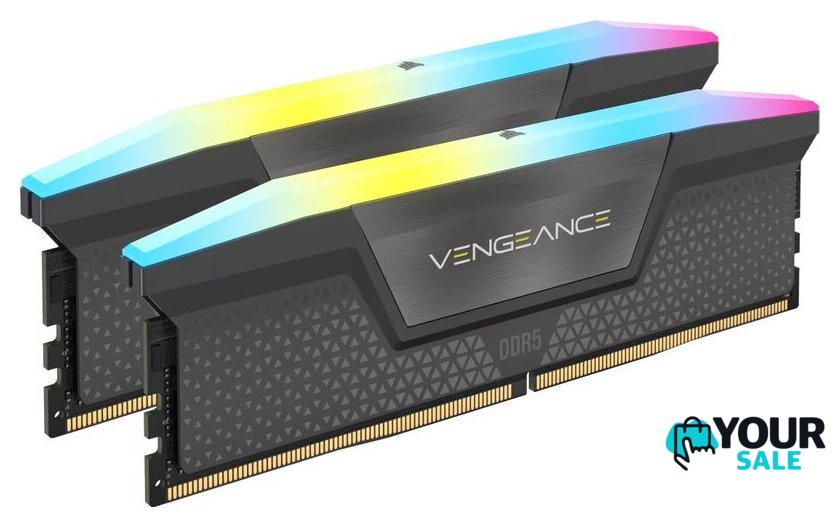 Оперативная память Corsair Vengeance RGB 2x16ГБ DDR5 6400 МГц CMH32GX5M2B6400Z36 - Изображение №1 — Интернет-магазин Your Sale