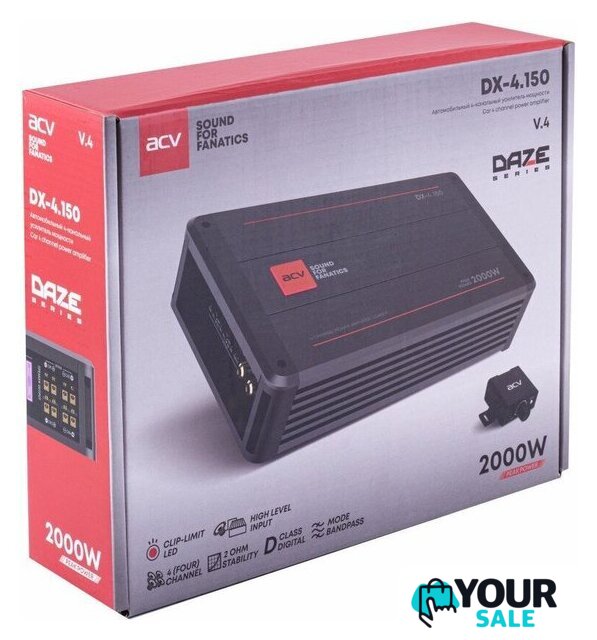 Автомобильный усилитель ACV DX-4.150 v4 - Изображение №8 — Интернет-магазин Your Sale