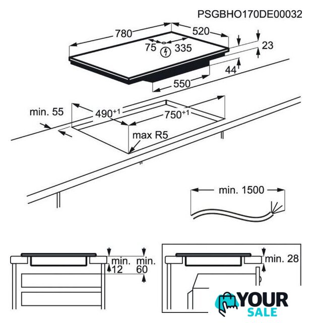Варочная панель Electrolux EIV83443BW - Изображение №3 — Интернет-магазин Your Sale