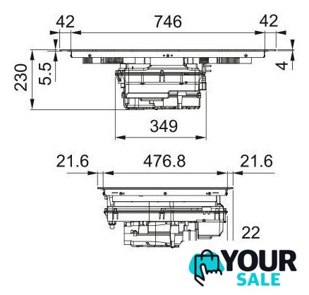 Варочная панель Franke Maris 2gether Minimal Black FMA 8381 HI 340.0705.228 - Изображение №8 — Интернет-магазин Your Sale