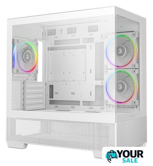 Корпус DeepCool CG380 3F WH R-CG380-WHAGM3-G - Изображение №2 — Интернет-магазин Your Sale