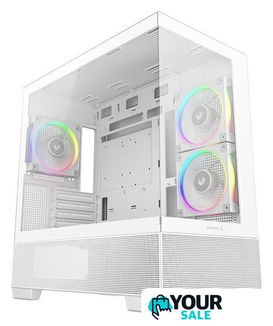 Корпус DeepCool CG380 3F WH R-CG380-WHAGM3-G - Изображение №1 — Интернет-магазин Your Sale