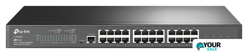 Управляемый коммутатор уровня 2+ TP-Link TL-SG3428 V1 - Изображение №1 — Интернет-магазин Your Sale