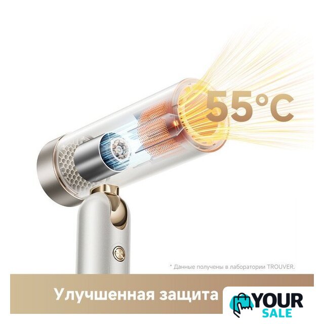 Фен Trouver Flip 10 (белый/золотистый) - Изображение №10 — Интернет-магазин Your Sale