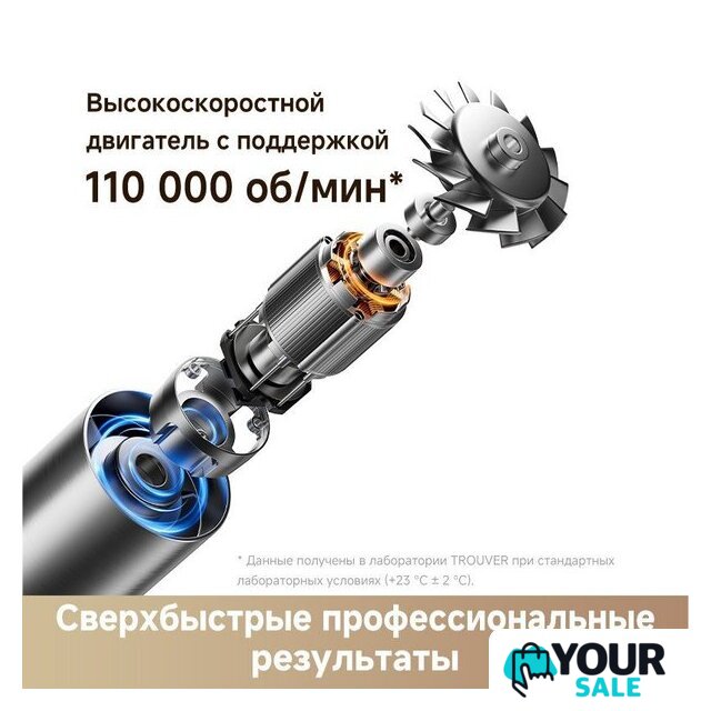 Фен Trouver Flip 10 (белый/золотистый) - Изображение №8 — Интернет-магазин Your Sale
