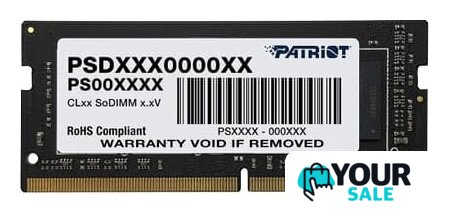 Оперативная память Patriot 8GB DDR4 SODIMM PC4-21300 PSD48G26662S - Изображение №1 — Интернет-магазин Your Sale