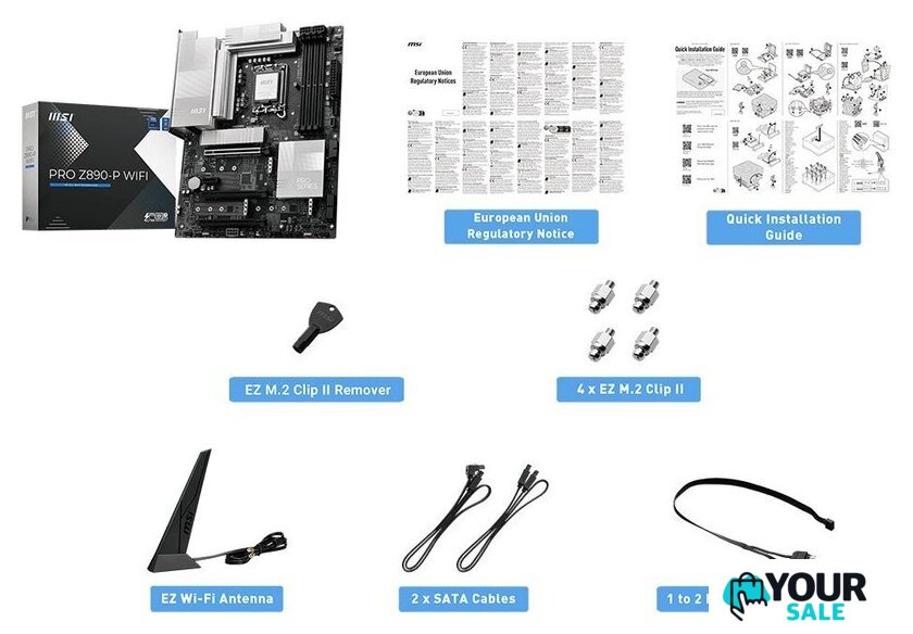 Материнская плата MSI Pro Z890-P WiFi - Изображение №2 — Интернет-магазин Your Sale