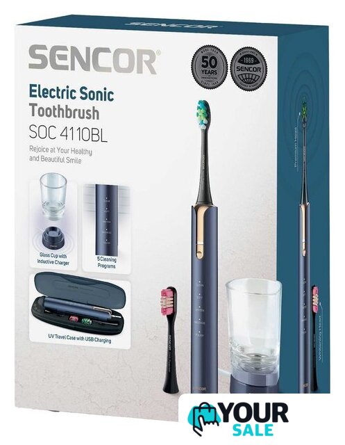 Электрическая зубная щетка Sencor SOC 4110BL - Изображение №11 — Интернет-магазин Your Sale
