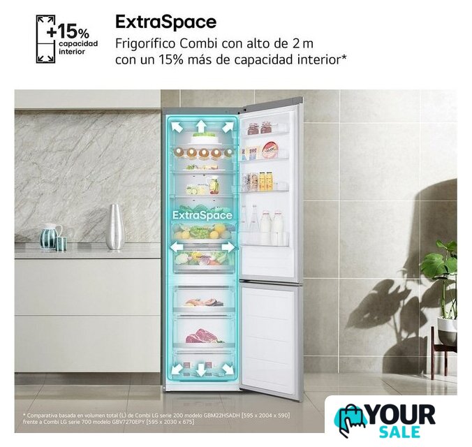 Холодильник LG DoorCooling+ GBV7270EPY - Изображение №9 — Интернет-магазин Your Sale