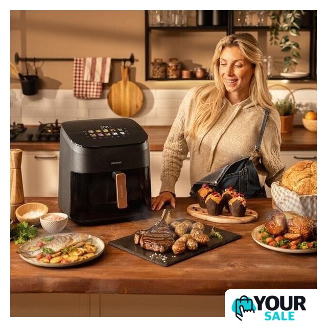 Аэрогриль (аэрофритюрница) Cecotec Cecofry&Grill Smokin' 8500 - Изображение №5 — Интернет-магазин Your Sale